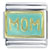 Topaz Blue Mom Italian Charm