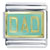 Aqua Dad Italian Charm