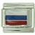 Flag Of Russia Italian Charm
