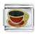 Coffee Cup Red Italian Charm