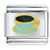 Coffee Cup Aqua Italian Charm