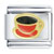 Coffe Cup Orange Italian Charm