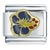 Navy Hibiscus Flower Italian Charm