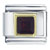 January Birthstone Square Italian Charm