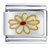 Gold Plated Daisy Flower Italian Charm