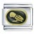 Aquarius Black Italian Charm