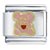 Heart Bear Pink Italian Charm