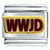 Wwjd Red Italian Charm