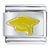 Graduation Cap Yellow Italian Charm