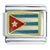 Flag Of Cuba Italian Charm
