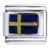 Flag Of Sweden Italian Charm