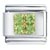 Gold Plated 4 Pcs August Peridot Color Birthstone Studded Italian Charm