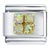 Gold Plated 4 Pcsoctober Pink Tourmaline Color Birthstone Studded Italian Charm