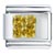 Gold Plated 4 Pcs November Topaz Color Birthstone Studded Italian Charm
