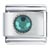 May Emerald Color Round Birthstone Italian Charm