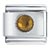 Silver Plated Round November Topaz Color Birthstone Italian Charm