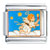 Guardian Angel White Italian Charm