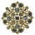 Gold Brocade Brooch