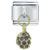 February Amethyst Color Ball Italian Charm