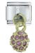 June Pearl Color Ball Italian Charm
