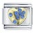September Birthstone Golden Heart Italian Charm