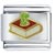 Green Bookworm Italian Charm