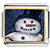 Snowman Smile Charm Italian