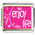 Enjoy Life Hearts Charm Photo Italian Charm