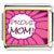 Pink Proud Mom Charm Photo Italian Charm