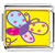 Colorful Bright Butterfly Charm Photo Italian Charm