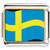 Sweden Flag Photo Italian Charm