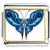 Shades Of Blue Butterfly Photo Italian Charm