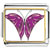 Purple And Pink Butterfly Photo Italian Charm