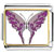 Shades Of Purple Butterfly Photo Italian Charm