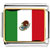 Mexico Flag Photo Italian Charm