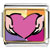 Pink Heart In Hands Photo Italian Charm