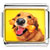 Golden Retriever And Bone Charm Photo Italian Charm