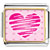 Heart Scribble Charm Photo Italian Charm