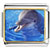 Smiling Dolphin Charm Photo Italian Charm