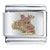 Piglet With Flowers Licensed Italian Charm
