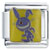 It's Happy Bunny Mooning Licensed Italian Charm