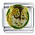 Endangered Species Flat Headed Cat X2 Italian Charm