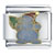 Blue Snowman Italian Charm