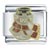 Happy Snowman Red Italian Charm