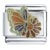 Butterfly On Flower X2 Italian Charm